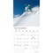 Snowboarding | 2026 12 x 24 Inch (Hanging) Monthly Square Wall Calendar